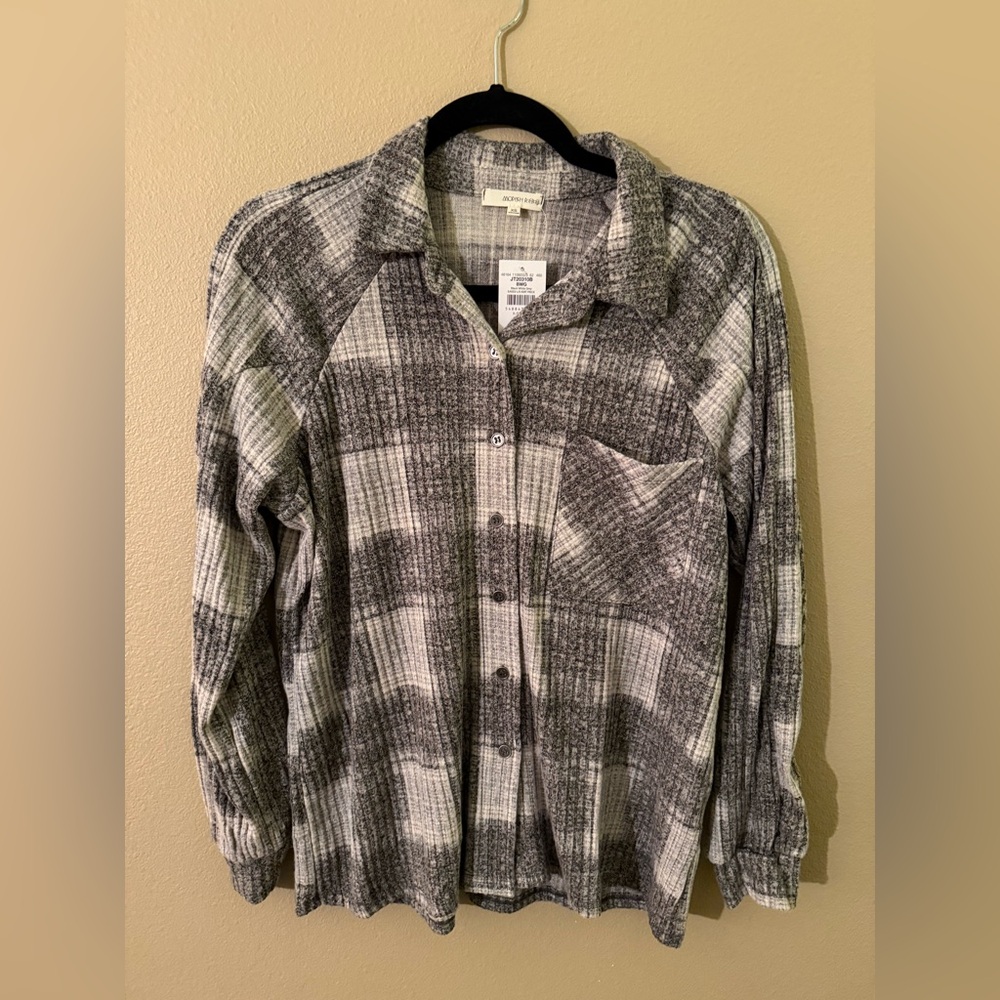 NWT Buckle Button Up Sweater